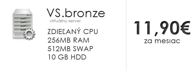 Virtuálny server VS.bronze